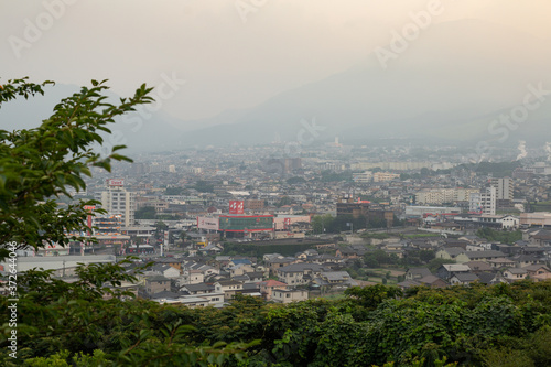 Fototapeta Naklejka Na Ścianę i Meble -  Cityscape of Beppu, Oita pref, Japan