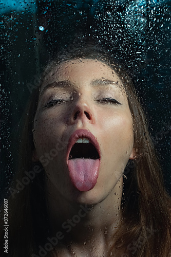 Through the glass