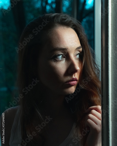 Through the glass