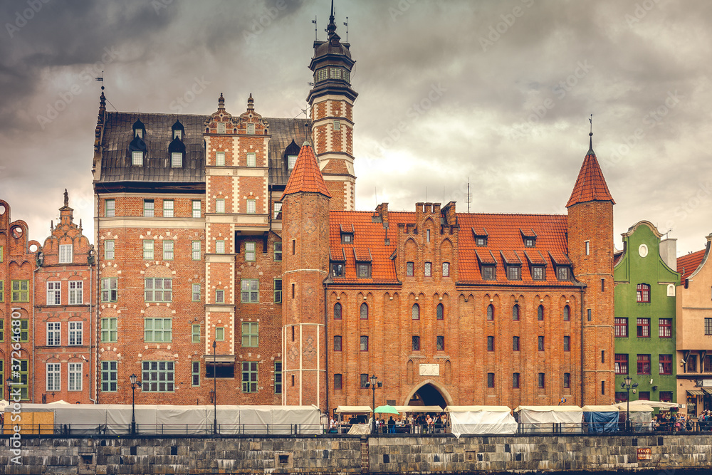 Fototapeta premium Panorama Gdańska, Gdansk