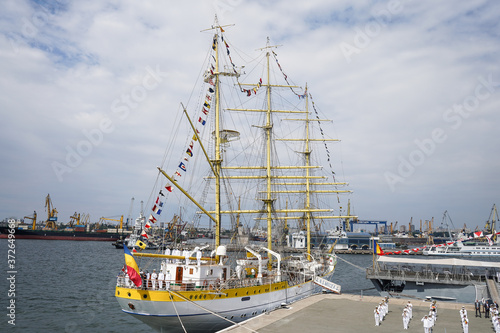 Bricul Mircea in the military port of Constanta