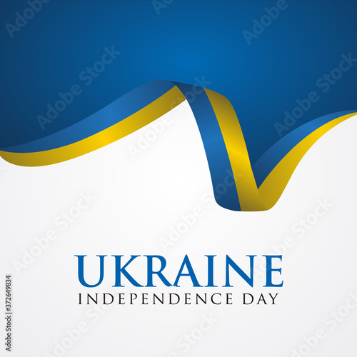 Independence day of Ukraine 24 August, Ukraine Independence Day, Vector illustration.