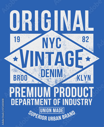 Vintage theme typography for t shirt prints, posters and other uses.