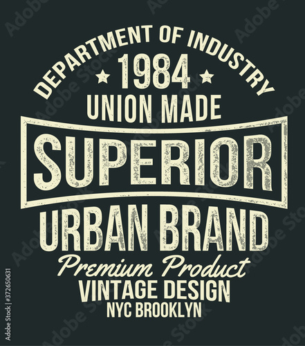 Vintage theme typography for t shirt prints, posters and other uses.