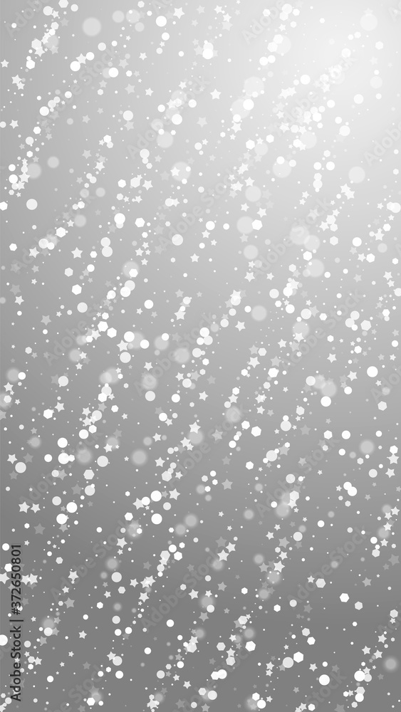 Magic stars Christmas background. Subtle flying sn Magic stars Christmas background. Subtle flying sn