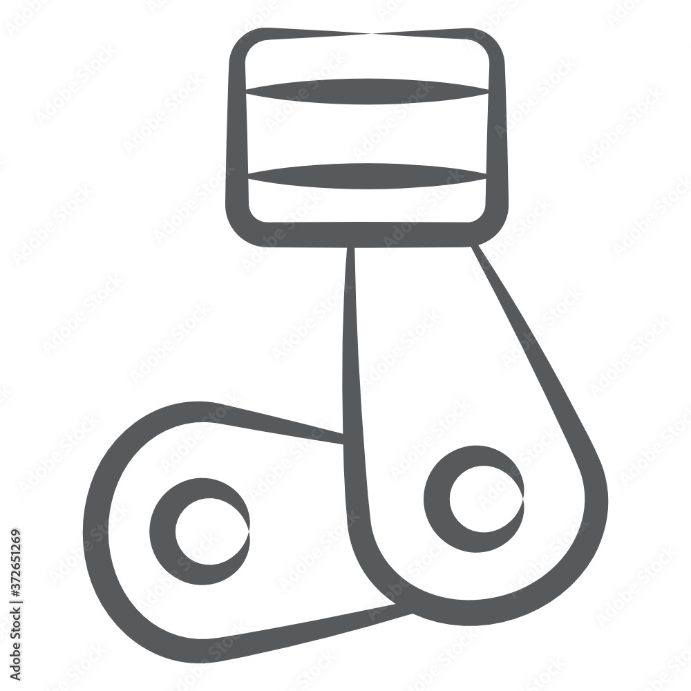 A design of piston ring vector in doodlie line design
A design of piston ring vector in doodlie line design