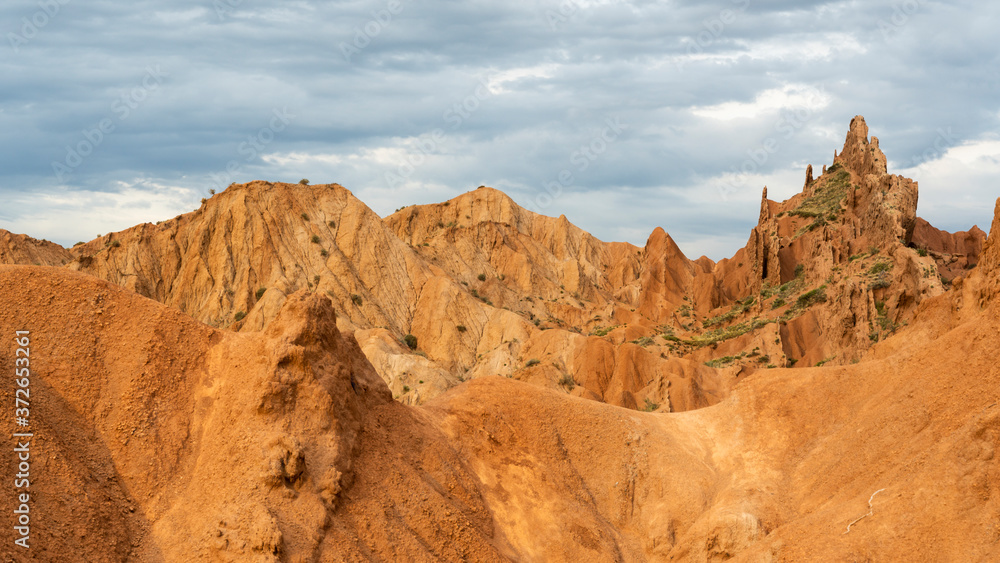Naklejka premium Fairytale Canyon Kyrgyzstan