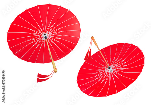 Chinese red umbrella