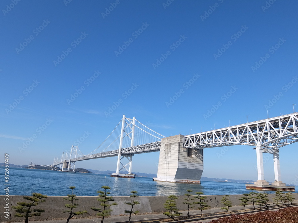 Fototapeta premium 瀬戸大橋の景観