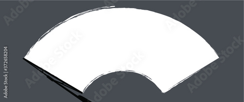Car wiper clean the glass. Rain and snow on background. Wipers cleans the windshield. Fun vector sign.