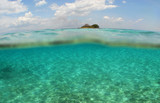 paradise island blue water caribbean sea Venezuela