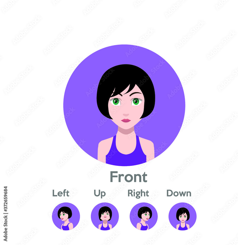 Flat avatar icon vector (community sites , phone avatar, console avatar) Flat avatar icon vector (community sites , phone avatar, console avatar)