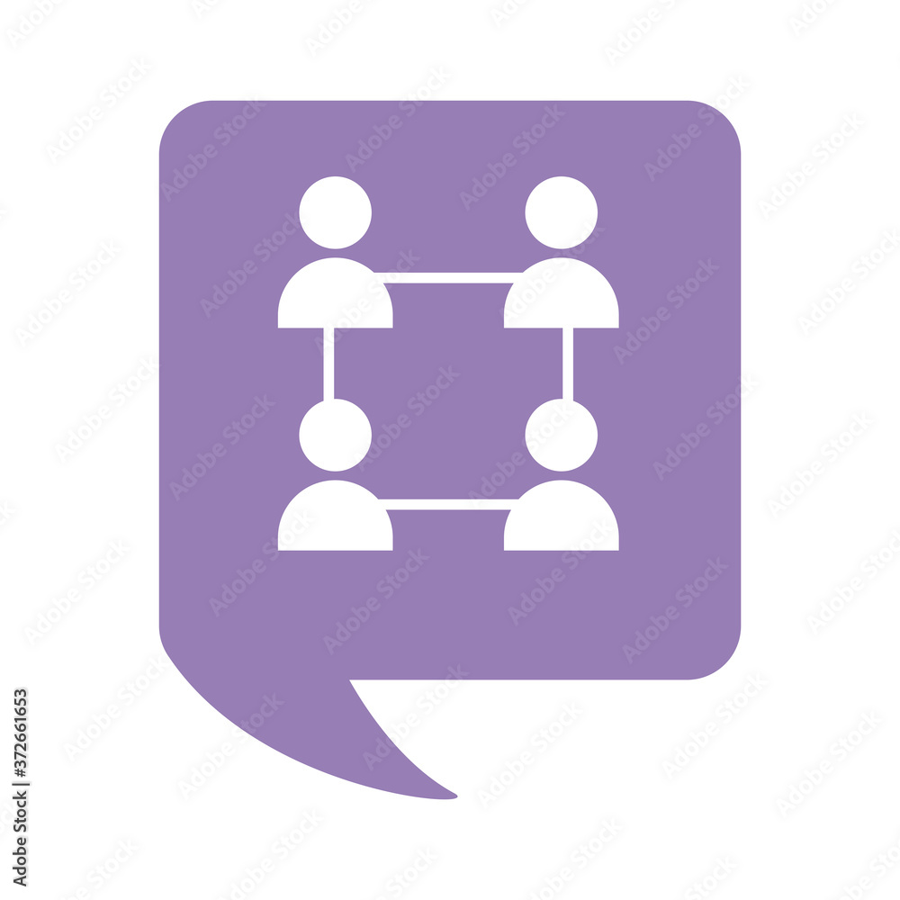 square teamwork people flat style icon square teamwork people flat style icon