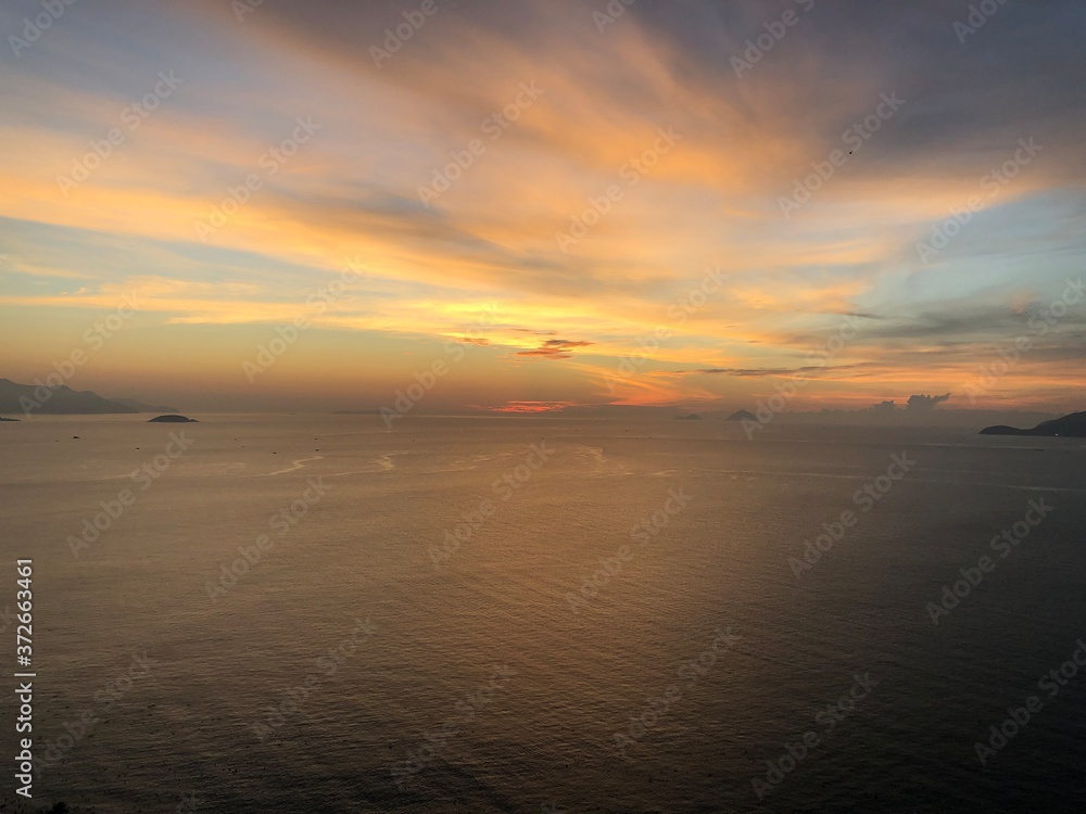 A Moment Before Sunrise in Nha Trang, Vietnam A Moment Before Sunrise in Nha Trang, Vietnam