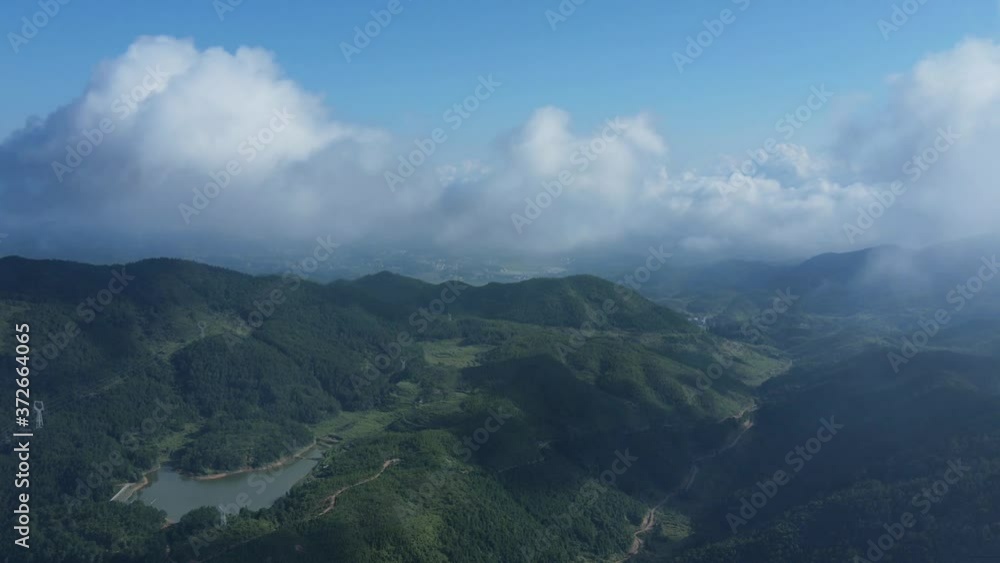 Time-lapse drone shots of clouds in the sky Time-lapse drone shots of clouds in the sky