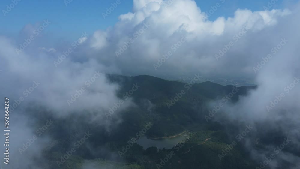 Time-lapse drone shots of clouds in the sky Time-lapse drone shots of clouds in the sky