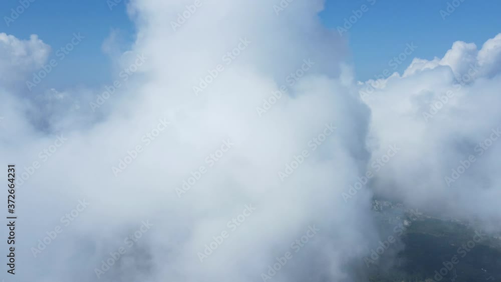Time-lapse drone shots of clouds in the sky Time-lapse drone shots of clouds in the sky