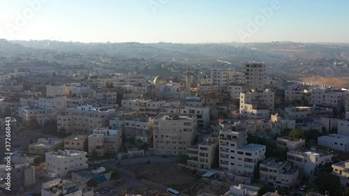 Wallpaper Mural Palestine Anata Refugees Camp  Aerial view, Israel
Drone view,Jerusalem, August, 2020, Sunset
 Torontodigital.ca
