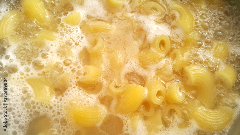 The pasta is boiled in water. Vegan dish. The pasta is boiled in water. Vegan dish.