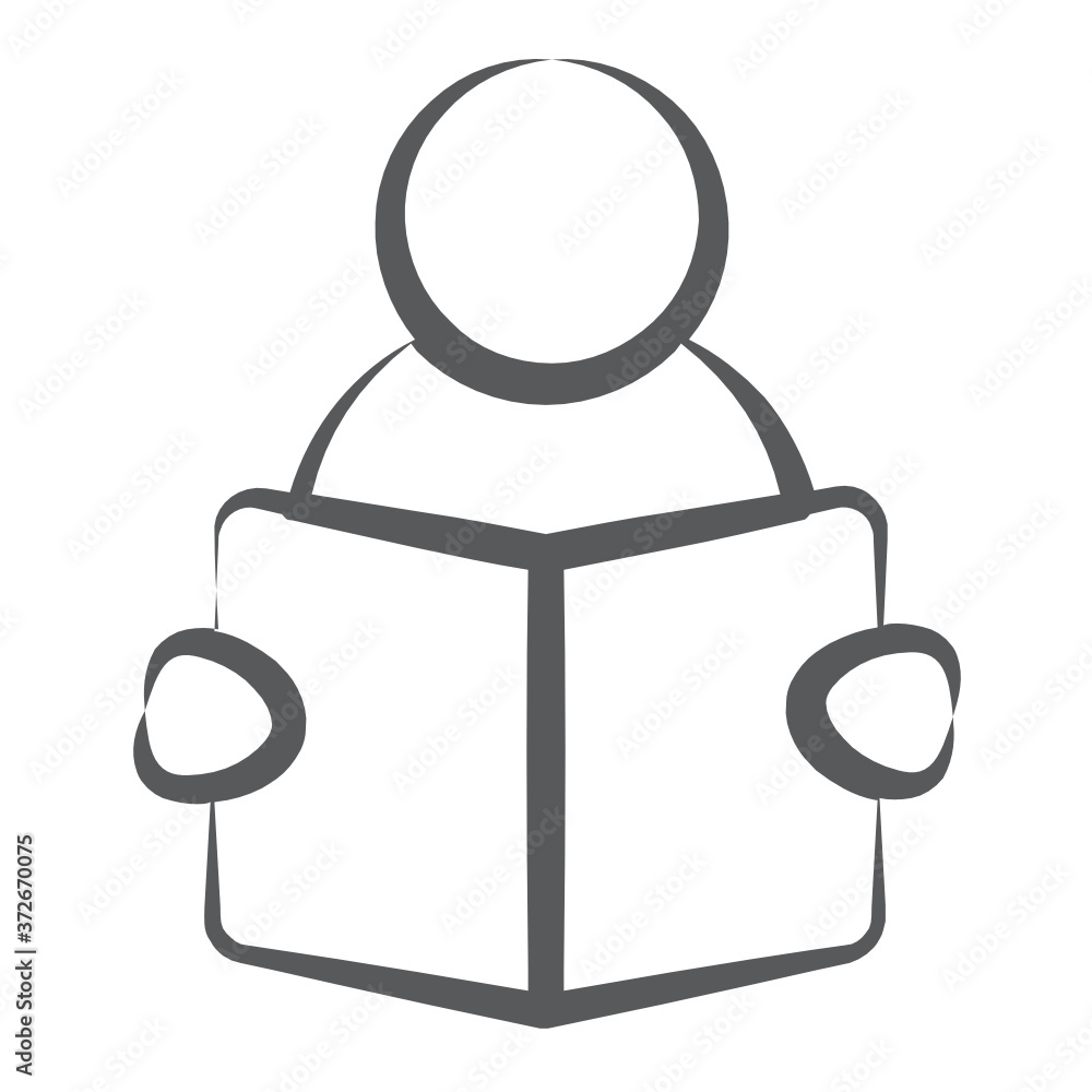 Avatar holding book showing concept of learner icon
Avatar holding book showing concept of learner icon