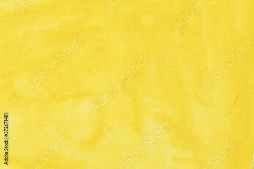 Art hand paint yellow watercolor background.