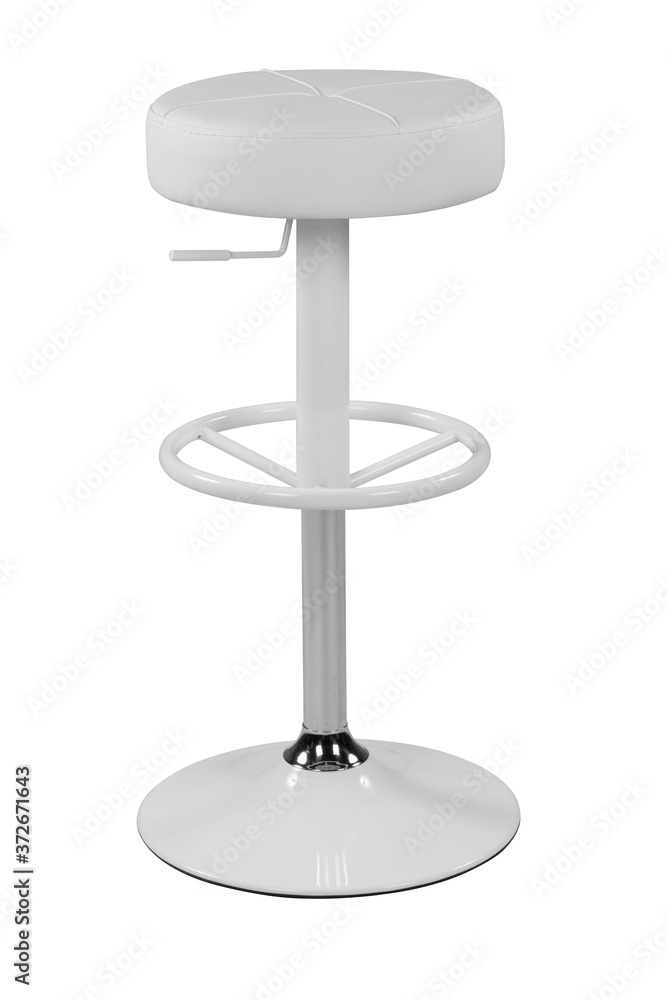 Modern bar chair on a white background . Modern bar chair on a white background .