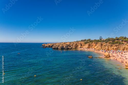 Beautiful beach in the portuguese Algarve (Beach of Saint Raphael)
