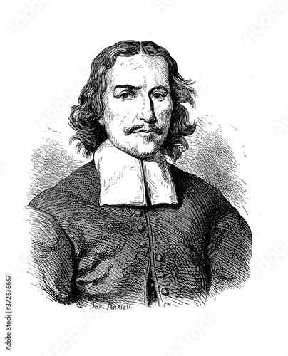 Otto von Guericke (1602 - 1686) German scientist, inventor, and politician, pioneer of studies on the physics of the vacuum, important figure of the Enlightenment and the Scientific Revolution