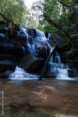 Bottom waterfall at Somersby Falls, Sydney, Australia.