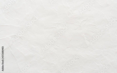 White plastered wall background with beautiful texture