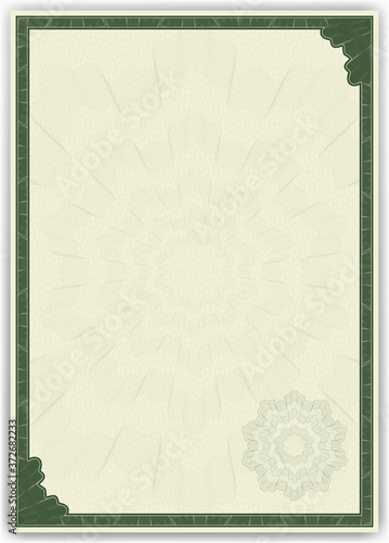Design elements. Guilloche elements for make diploma or certificate.