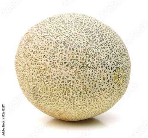 Melon isolated on white background.