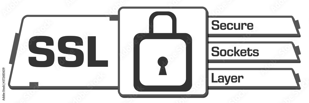 SSL - Secure Sockets Layer Grey White Rounded Squares Horizontal SSL - Secure Sockets Layer Grey White Rounded Squares Horizontal