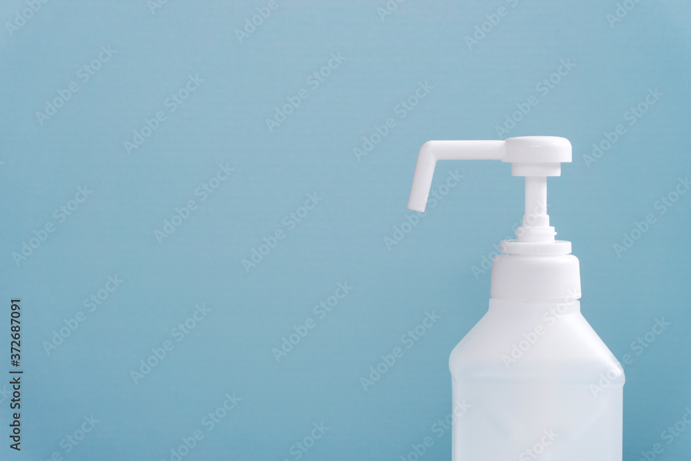 Alcohol disinfection bottle. アルコール消毒のボトル Alcohol disinfection bottle. アルコール消毒のボトル
