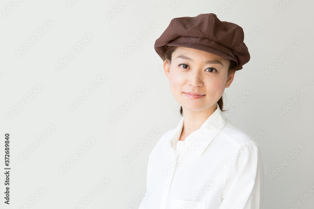 カフェ店員のポートレイト カフェ店員のポートレイト