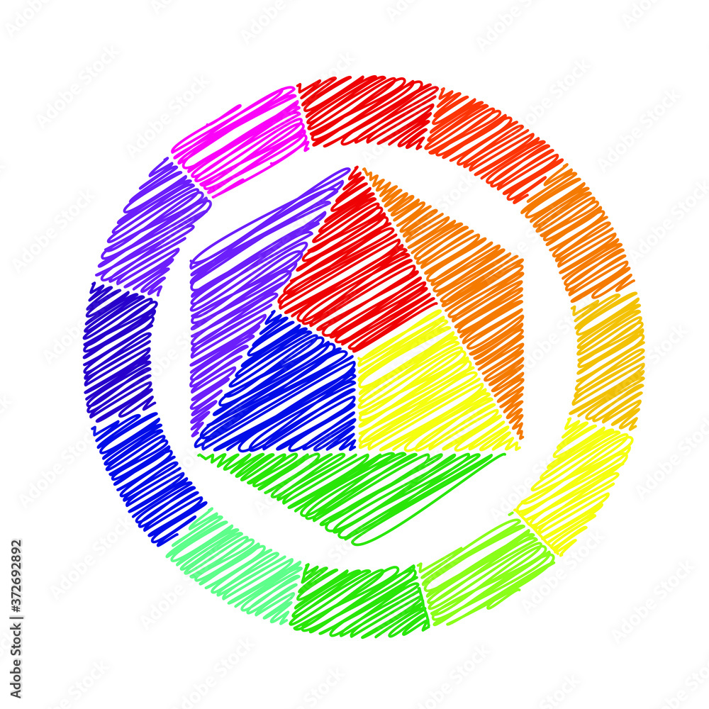 Color wheel types Spectrum schemes red green blue ( rgb ) and cyan