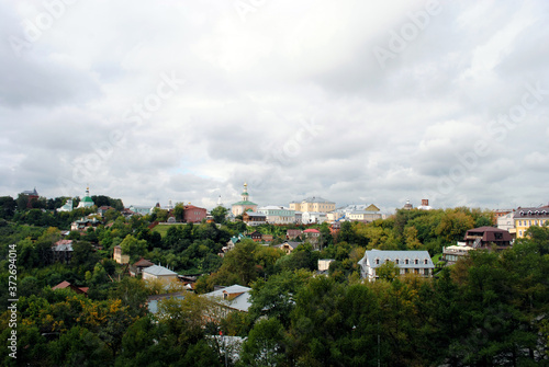 Panorama of Vladimir in summer