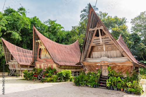 Samosir island in Lake Toba, Sumatra, Indonesia