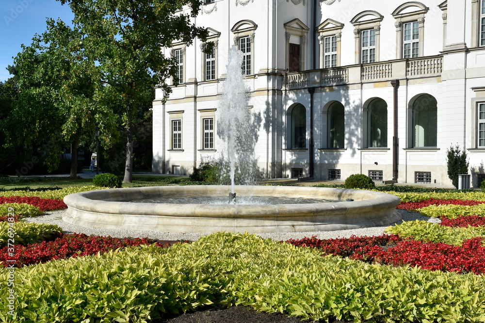Obraz premium The Krasiński Palace also known as the Palace of the Commonwealth