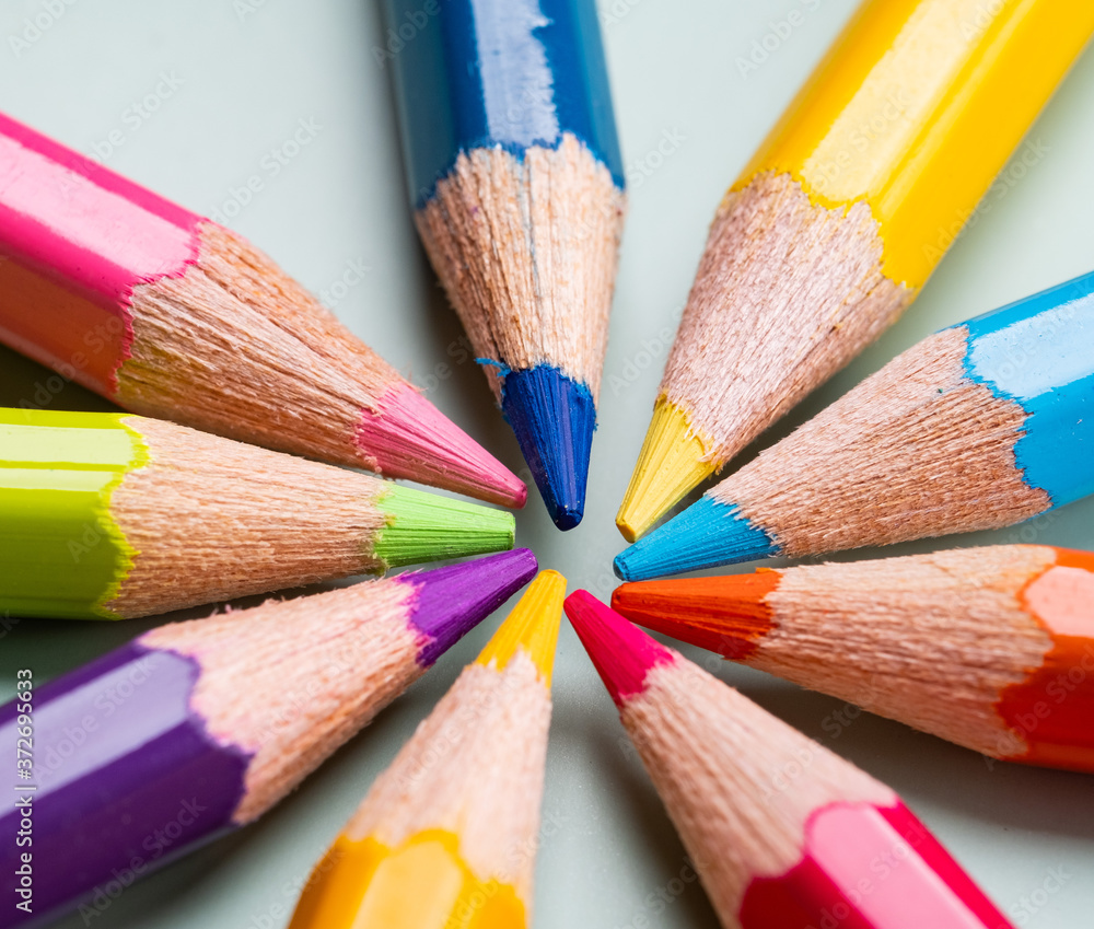 closeup color pencil, back to school concept
closeup color pencil, back to school concept
