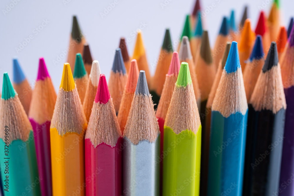 closeup color pencil, back to school concept
closeup color pencil, back to school concept