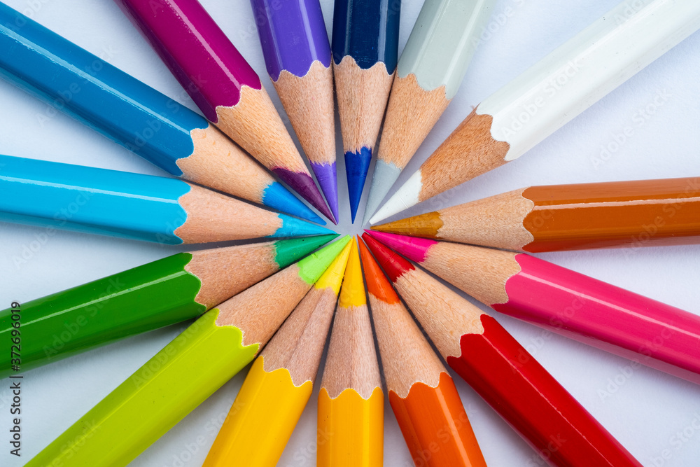 closeup color pencil, back to school concept
closeup color pencil, back to school concept