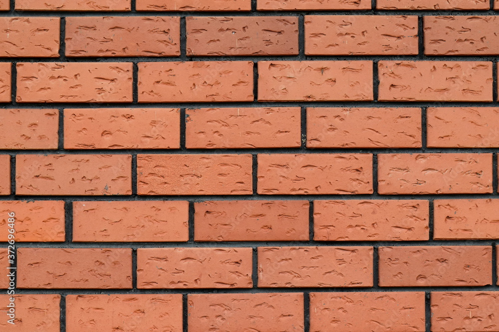 Fototapeta premium Background red brick wall