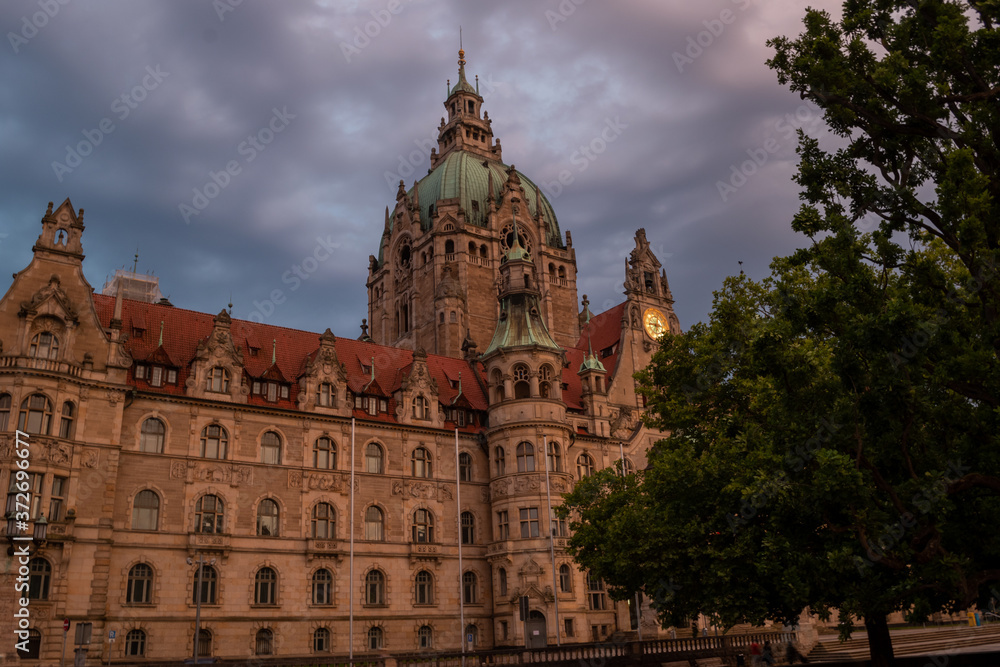 Rathaus altes gebäude in Hannover Deutschland