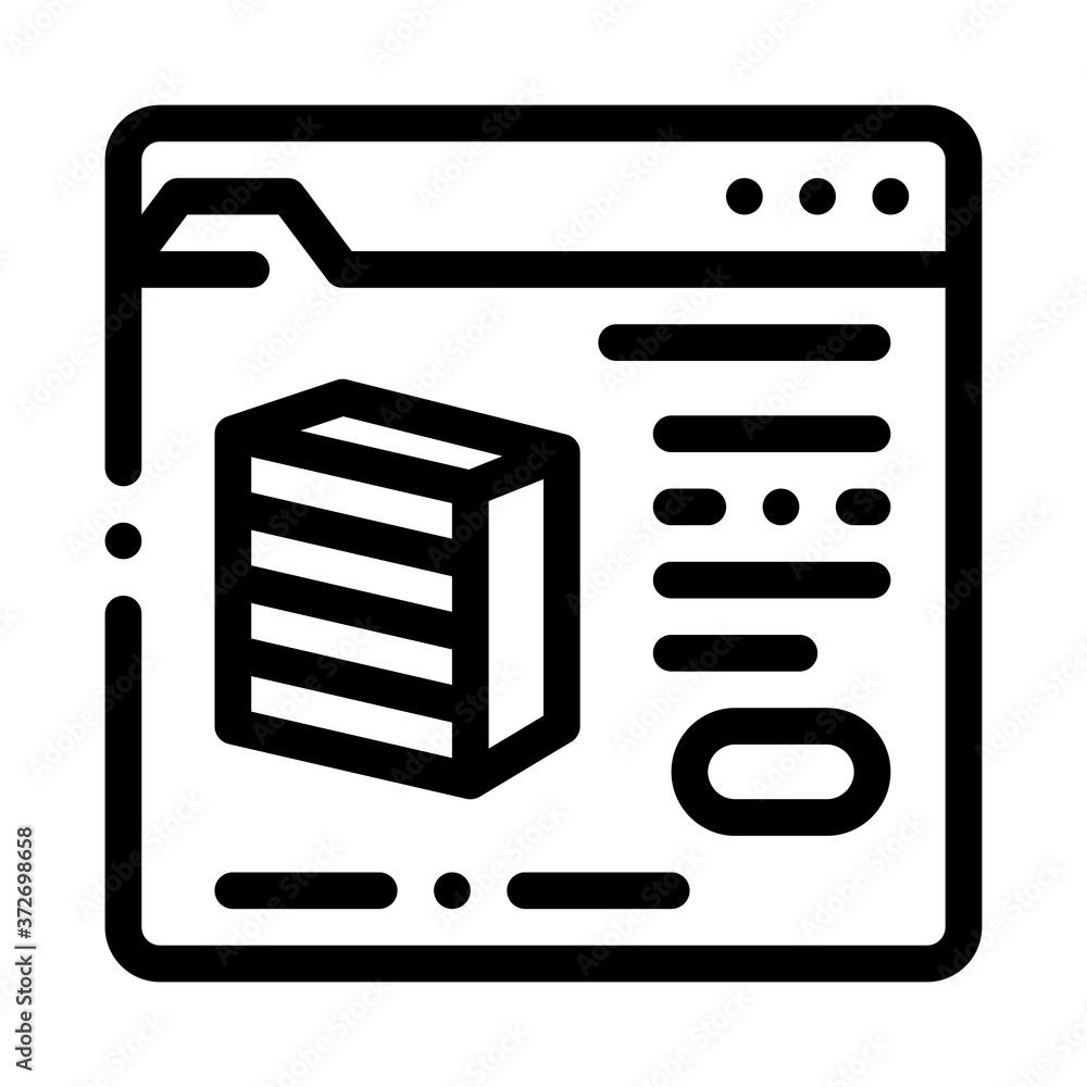 furniture internet shop icon vector. furniture internet shop sign. isolated contour symbol illustration furniture internet shop icon vector. furniture internet shop sign. isolated contour symbol illustration