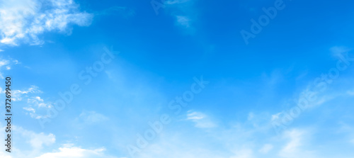 blue sky with beautiful natural white clouds  