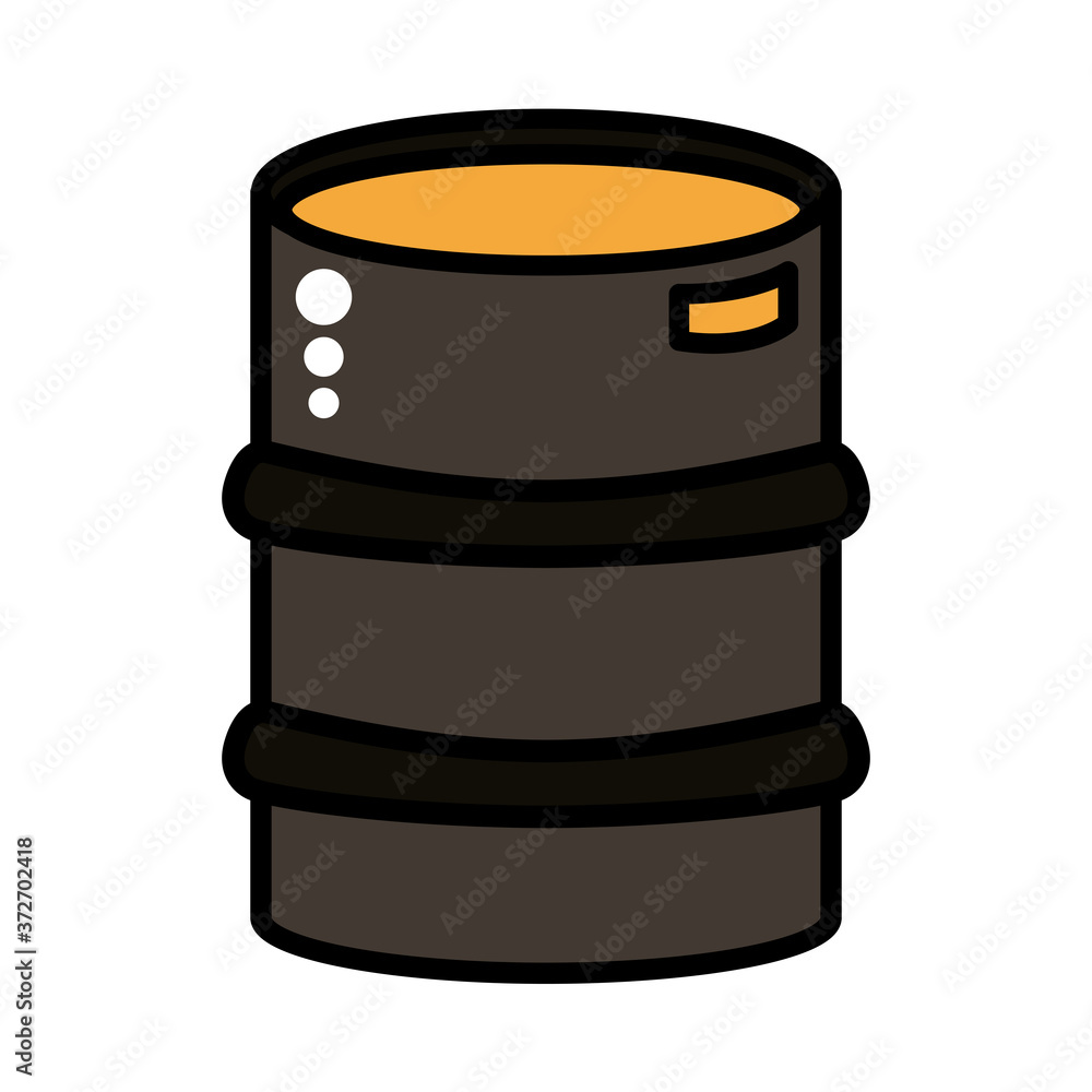 beer barrel metal oktoberfest line and fill style icon beer barrel metal oktoberfest line and fill style icon