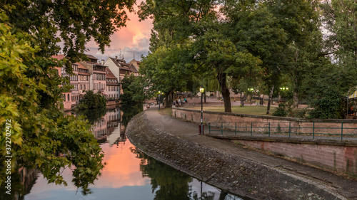 The Little France Reflection in Strasbourg in France