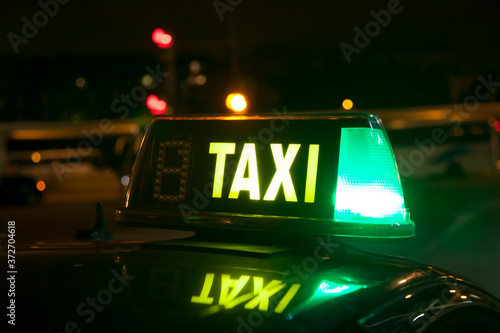 タクシーの標示