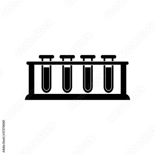 laboratory equipment icon, coronavirus ico n vector symbol isolated illustration white background